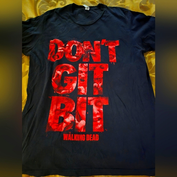 Walking dead tshirt xl nwot don't get bit - Picture 1 of 2